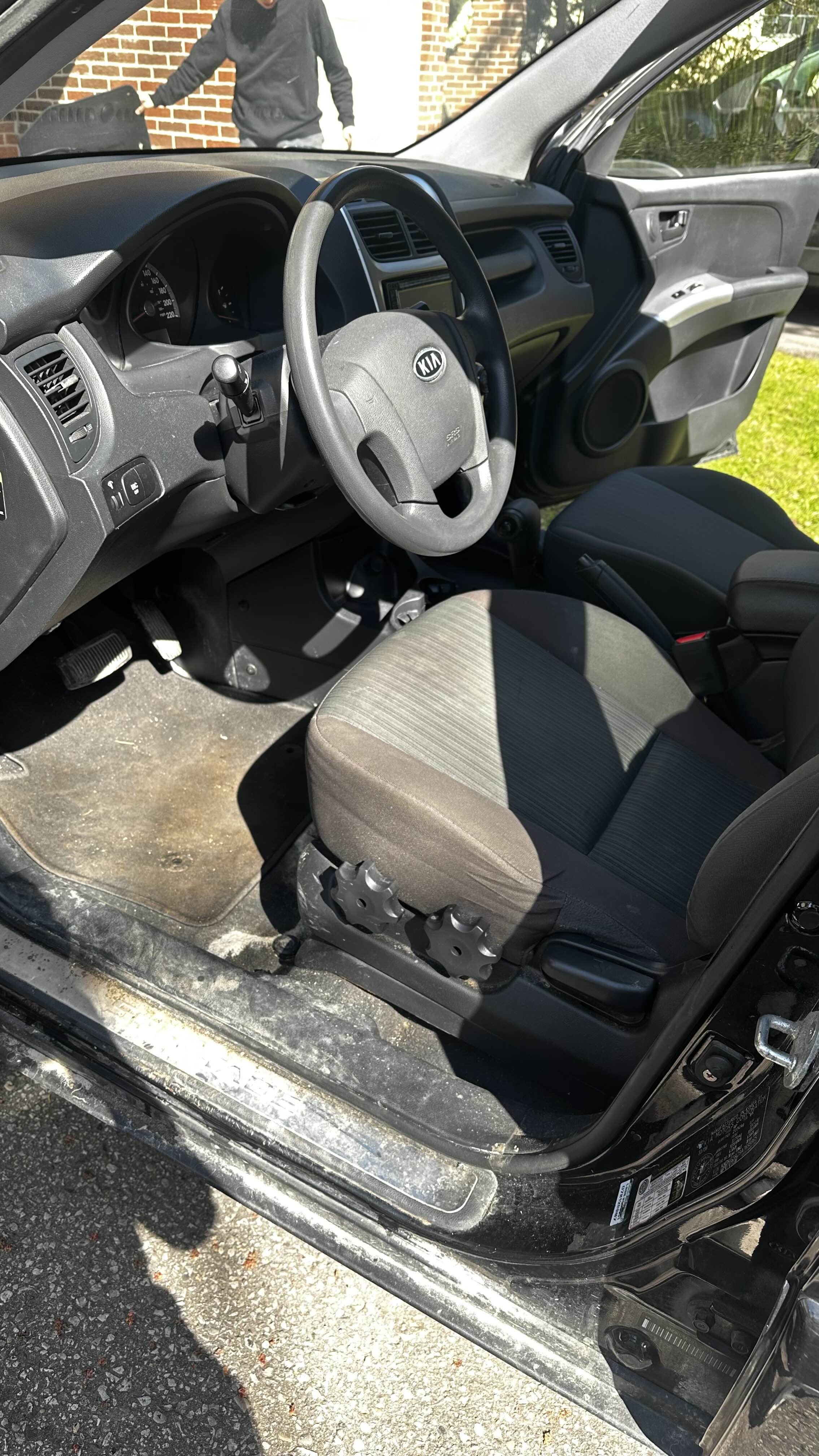 Driver cabin — before