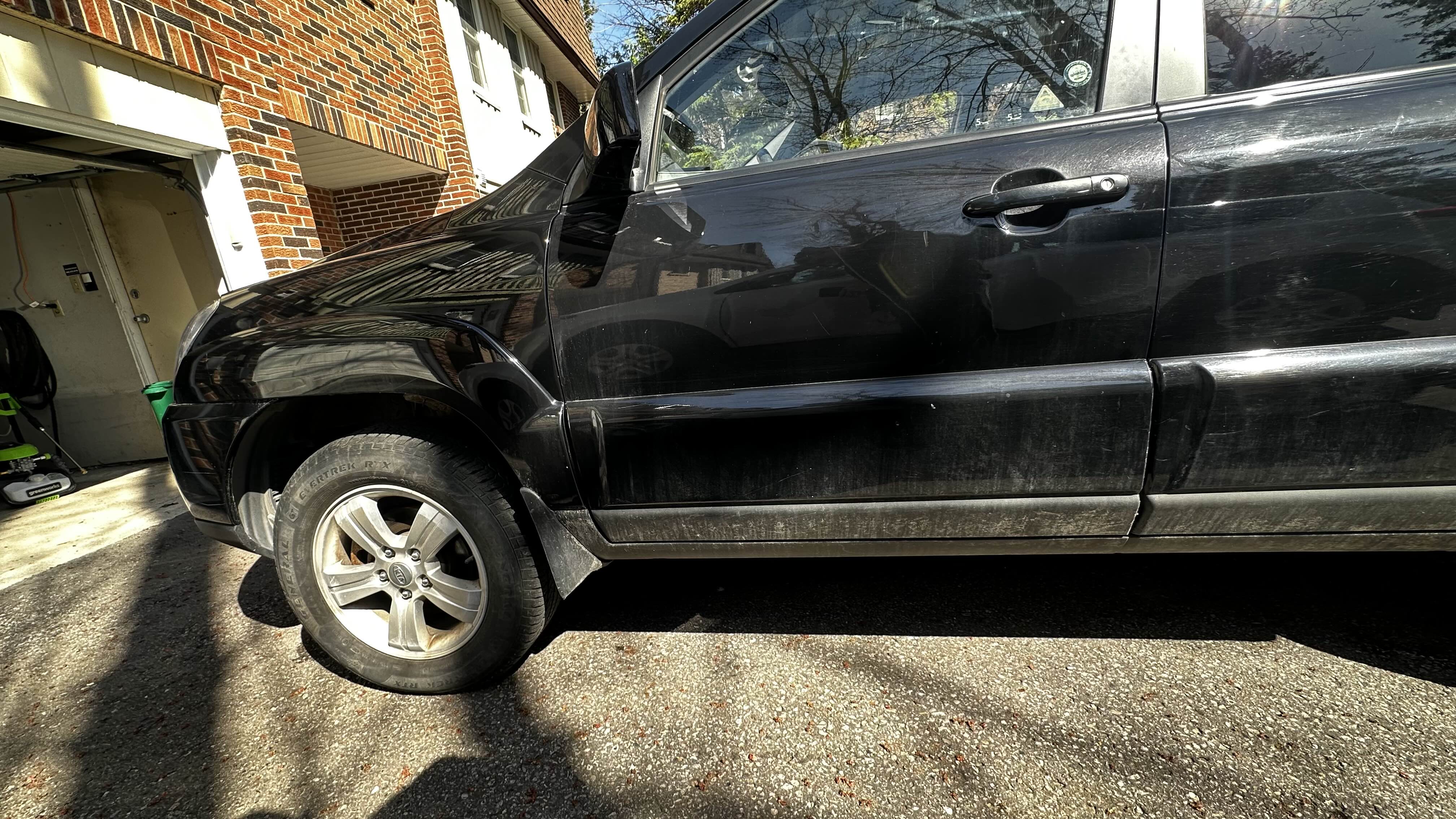Side exterior — before