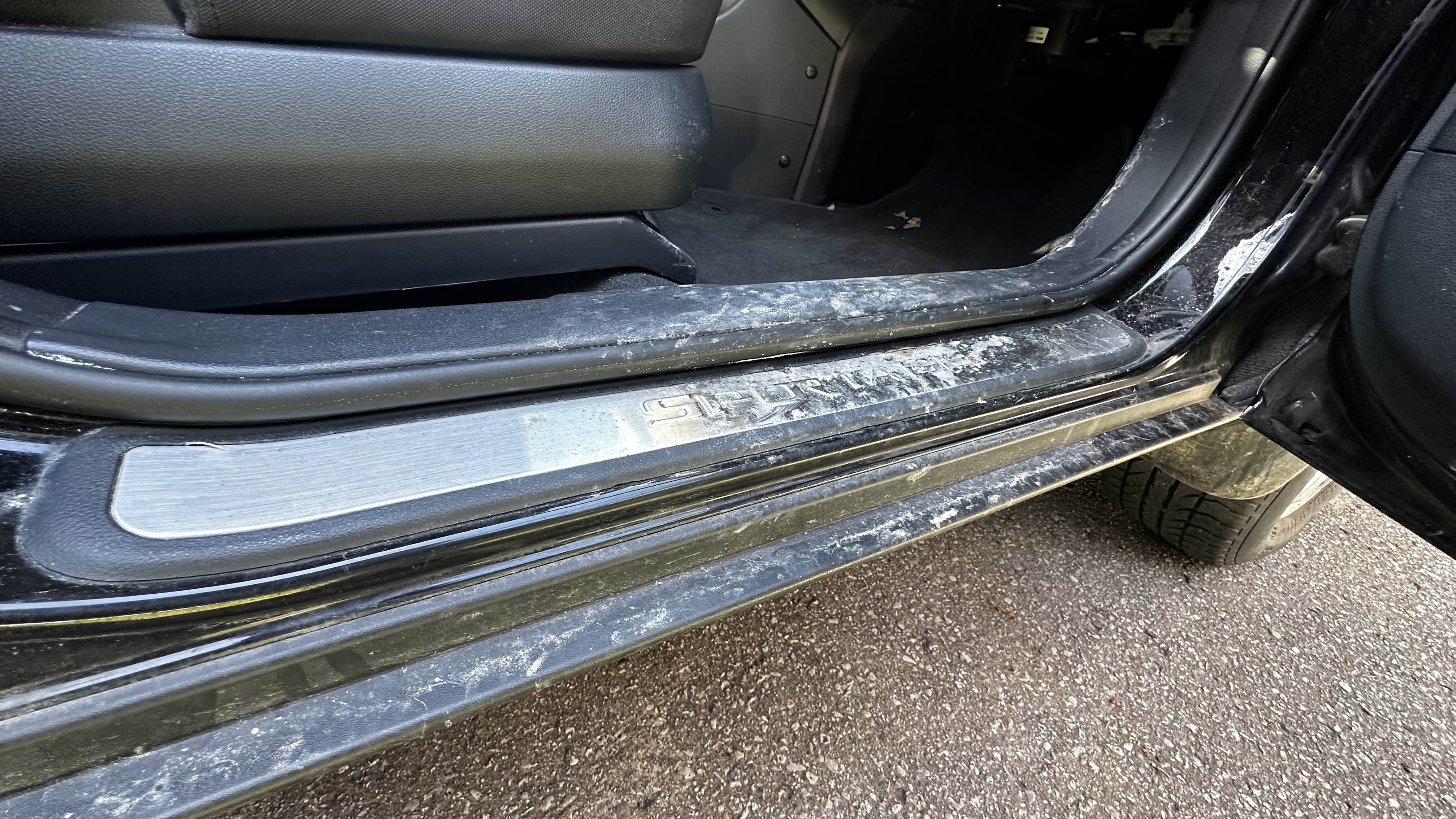 Rocker panels — before