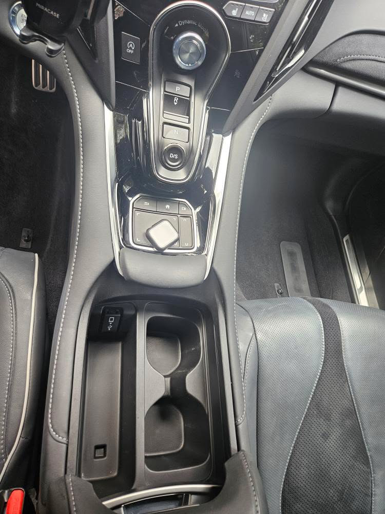 Center console — after
