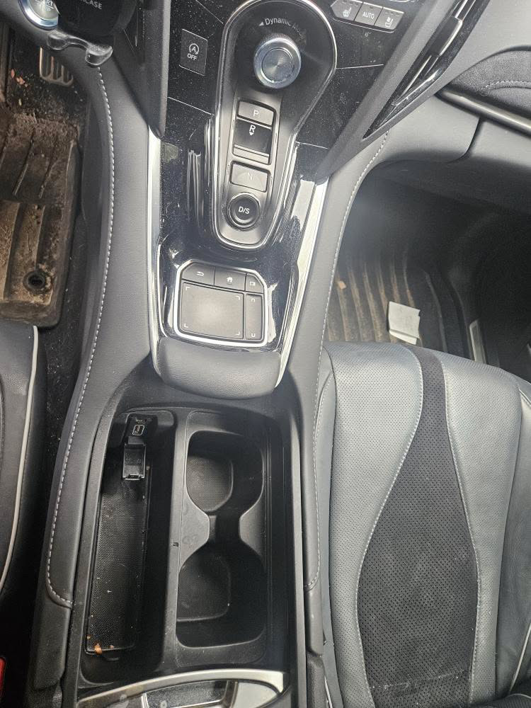 Center console — before