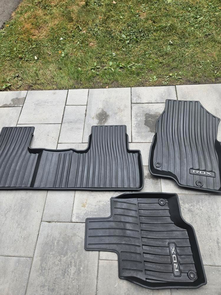 All-weather mats — after