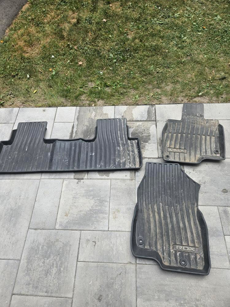 All-weather mats — before